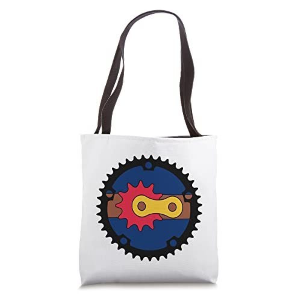 Utah Flag State Colors Bicycle Gears Chain Link Sprocket Tote Bag ^_^